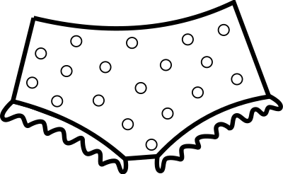 Dotted panties clipart