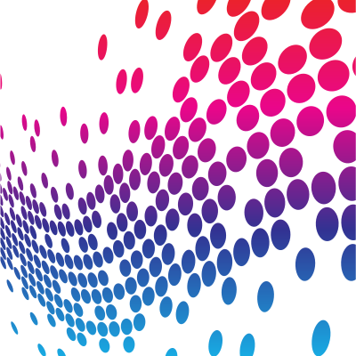 Dotted pattern bursting dots clipart