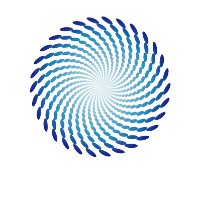 Dotted pattern swirl blue dots clipart
