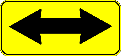 Double arrow sign clipart