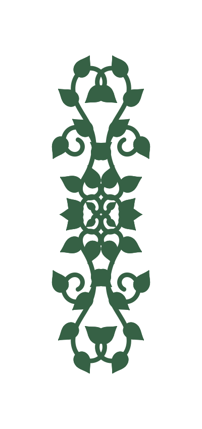 Double guirlande de feuille clipart