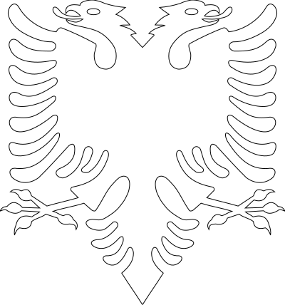 Double-headed eagle clipart