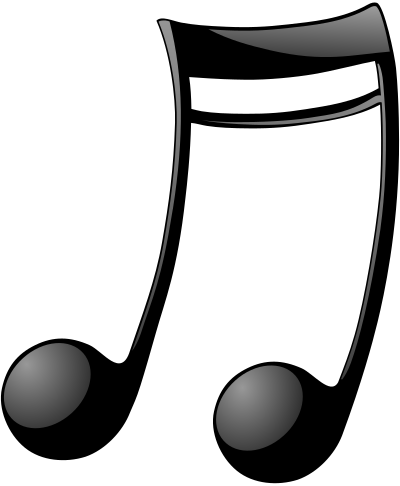 Double-note-two clipart