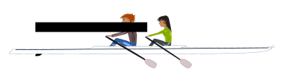Double scull clipart