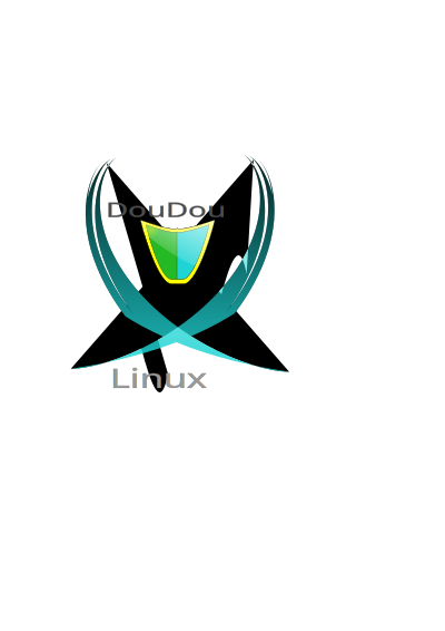 DouDouLinux logo, Fabian Lewis ;p clipart