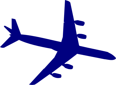 Douglas DC-8 Silhouette clipart