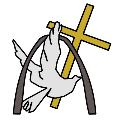 Dove Arch Cross clipart
