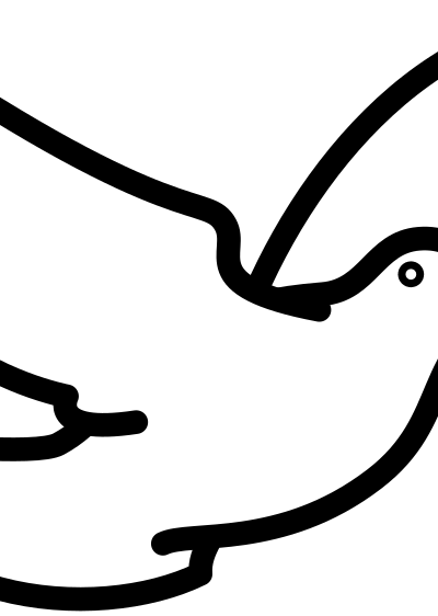 Dove flying clipart