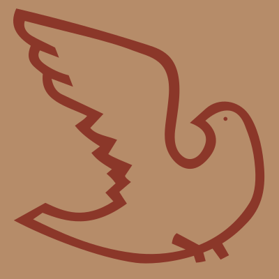 Dove from Tallinn street clipart