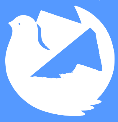 Dove, hammer and sickle clipart