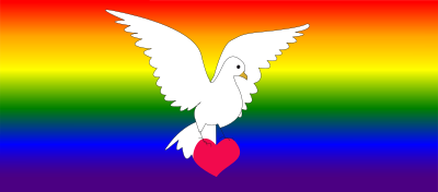 Dove of peace and love clipart