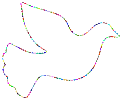 Dove Ridges Outline Prismatic clipart