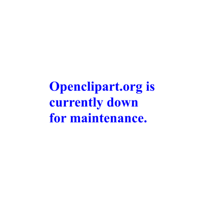 Down for maintenance clipart