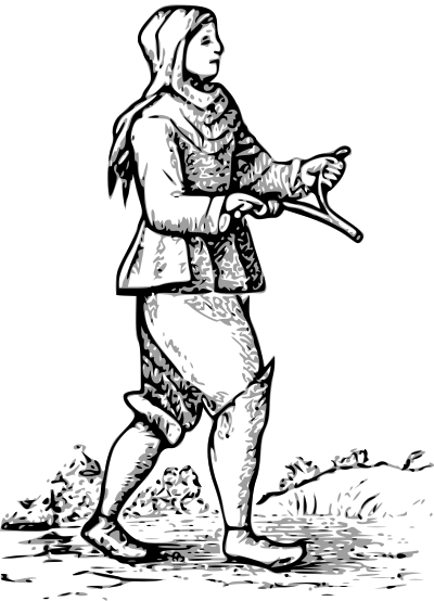 Dowsing Person clipart
