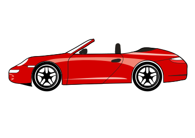 draft form Porsche Carrera GT clipart