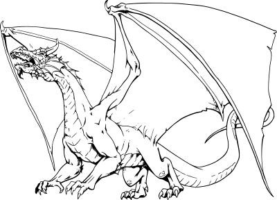 Dragon 12 clipart
