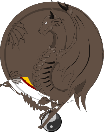 Dragon de sol clipart