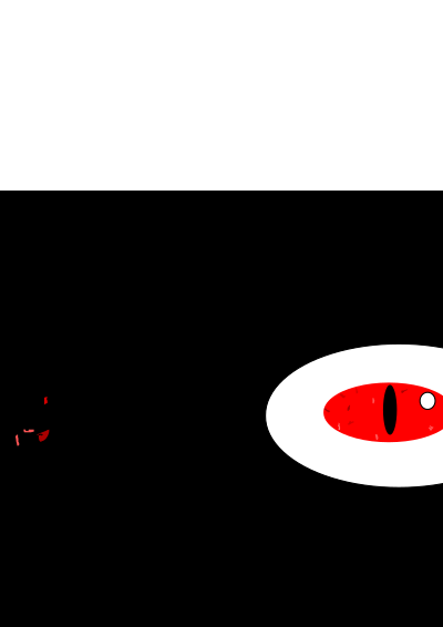 Dragon eyes clipart