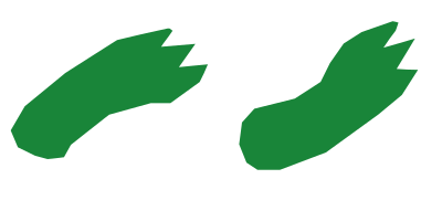 Dragon Feet refixed clipart