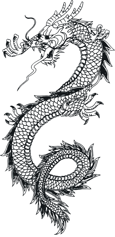 Dragon Vector Art 1 w/o text clipart