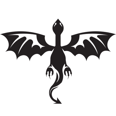 Dragon wings clipart