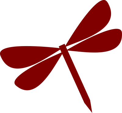 Dragonfly vectorized clipart
