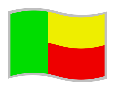 Drapeau de Bénin clipart