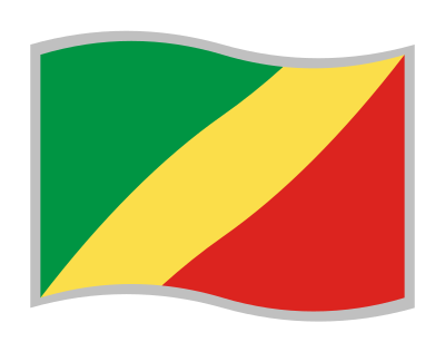 Drapeau de la république du Congo clipart