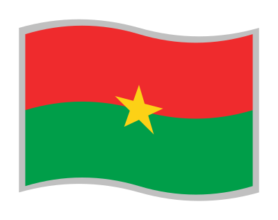 Drapeau du Burkina Faso clipart