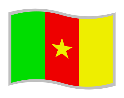 Drapeau du Cameroun clipart