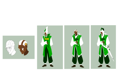 Drawing progress clipart