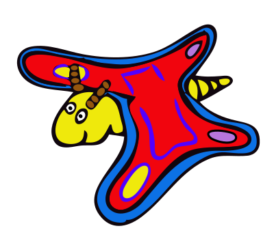 Drawn butterfly clipart