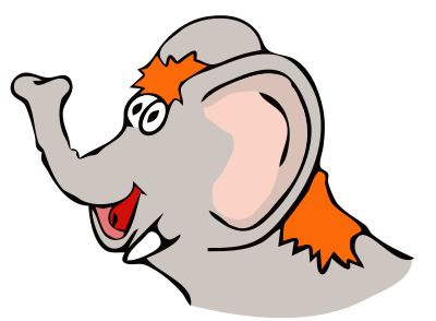 Drawn elephant clipart