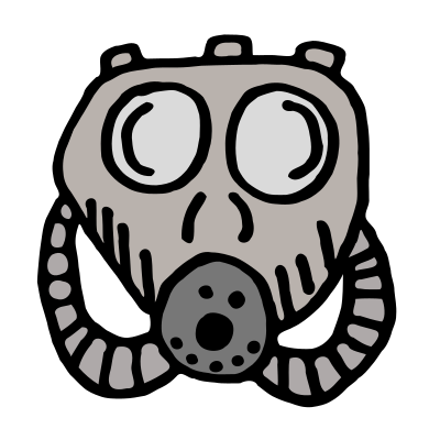 Drawn Face Mask clipart