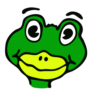 Drawn frog clipart