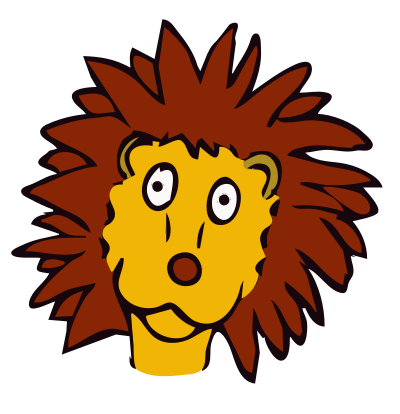 Drawn lion clipart