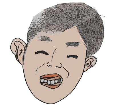 Drawn Man's Face clipart
