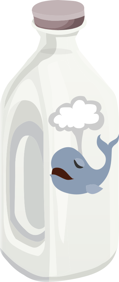 Drink Milk Whale clipart