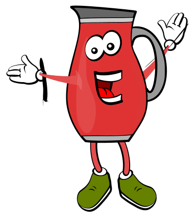 Drink Mix Person clipart