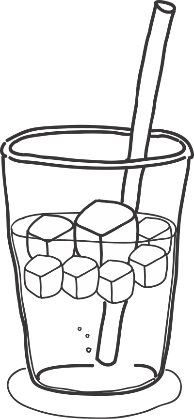 Drink with ice clipart