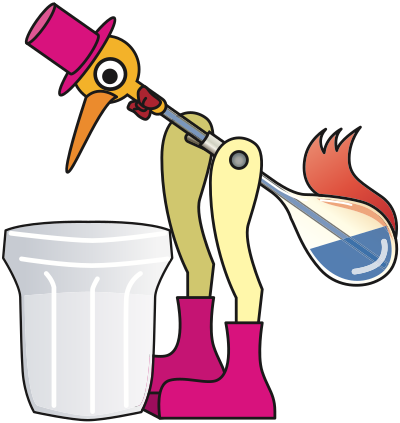 Drinking bird clipart