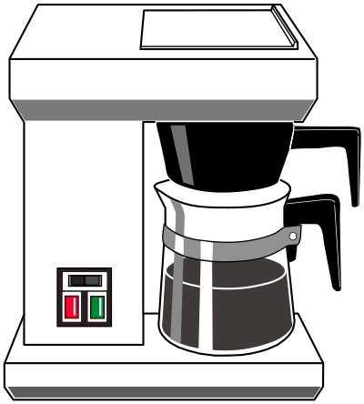 Drip coffee maker clipart