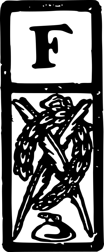 Drop Cap F clipart
