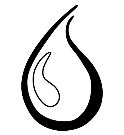 Drop - lineart clipart