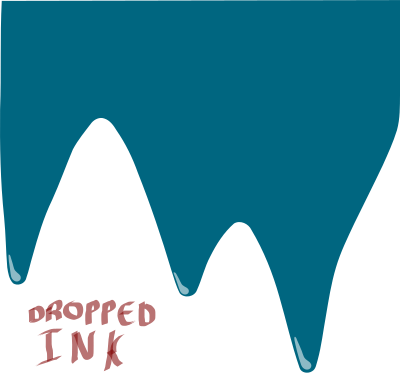 Dropped ink clipart