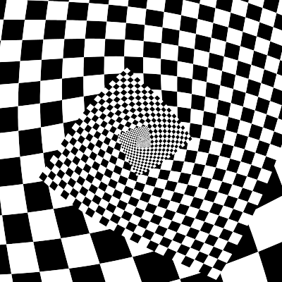Droste Checkered Spiral clipart