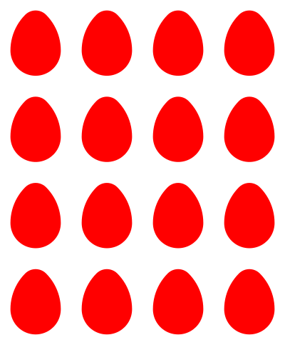 Egg filter pack clipart