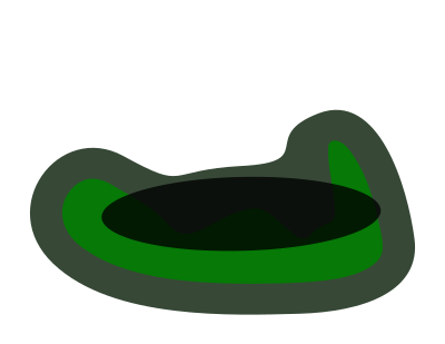 Egg in grass clipart