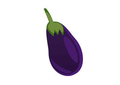 Eggplant clipart