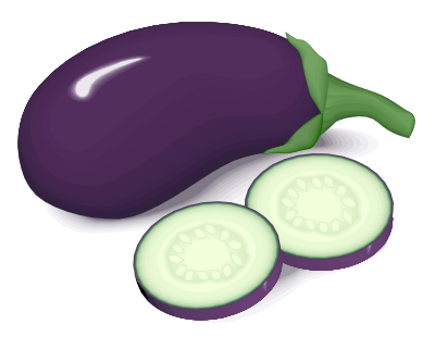 Eggplant clipart